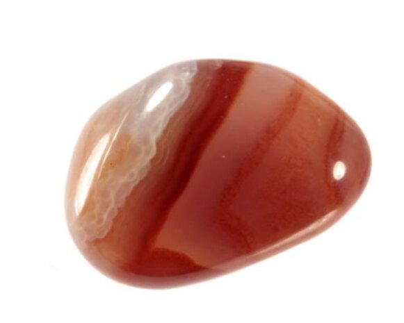 Sardonyx (rood) steen getrommeld | middel (M) Sardonyx (rood) steen getrommeld | middel (M)