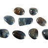 Saffier steen getrommeld 5 - 10 gram Saffier steen getrommeld 5 - 10 gram