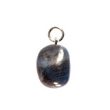 Saffier (blauw) hanger getrommeld Saffier (blauw) hanger getrommeld