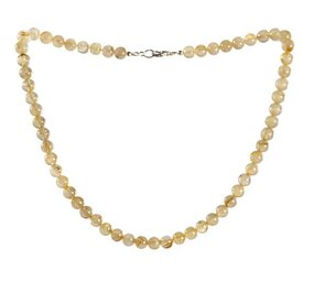 Rutielkwarts ketting 8 mm kralen