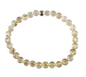 Rutielkwarts armband 18 cm | 6 mm kralen