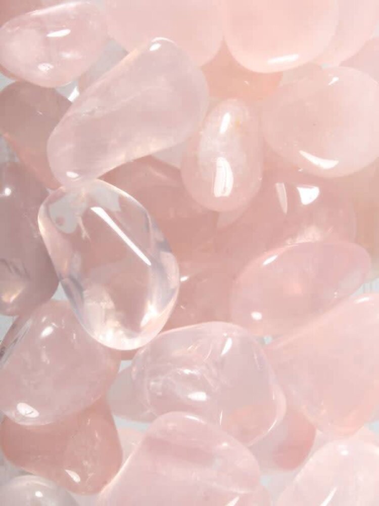 Rozenkwarts steen getrommeld | middel (M)