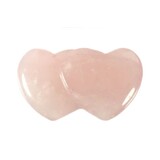 Rozenkwarts partnerhart 4,5 x 2,5 cm Rozenkwarts partnerhart 4,5 x 2,5 cm