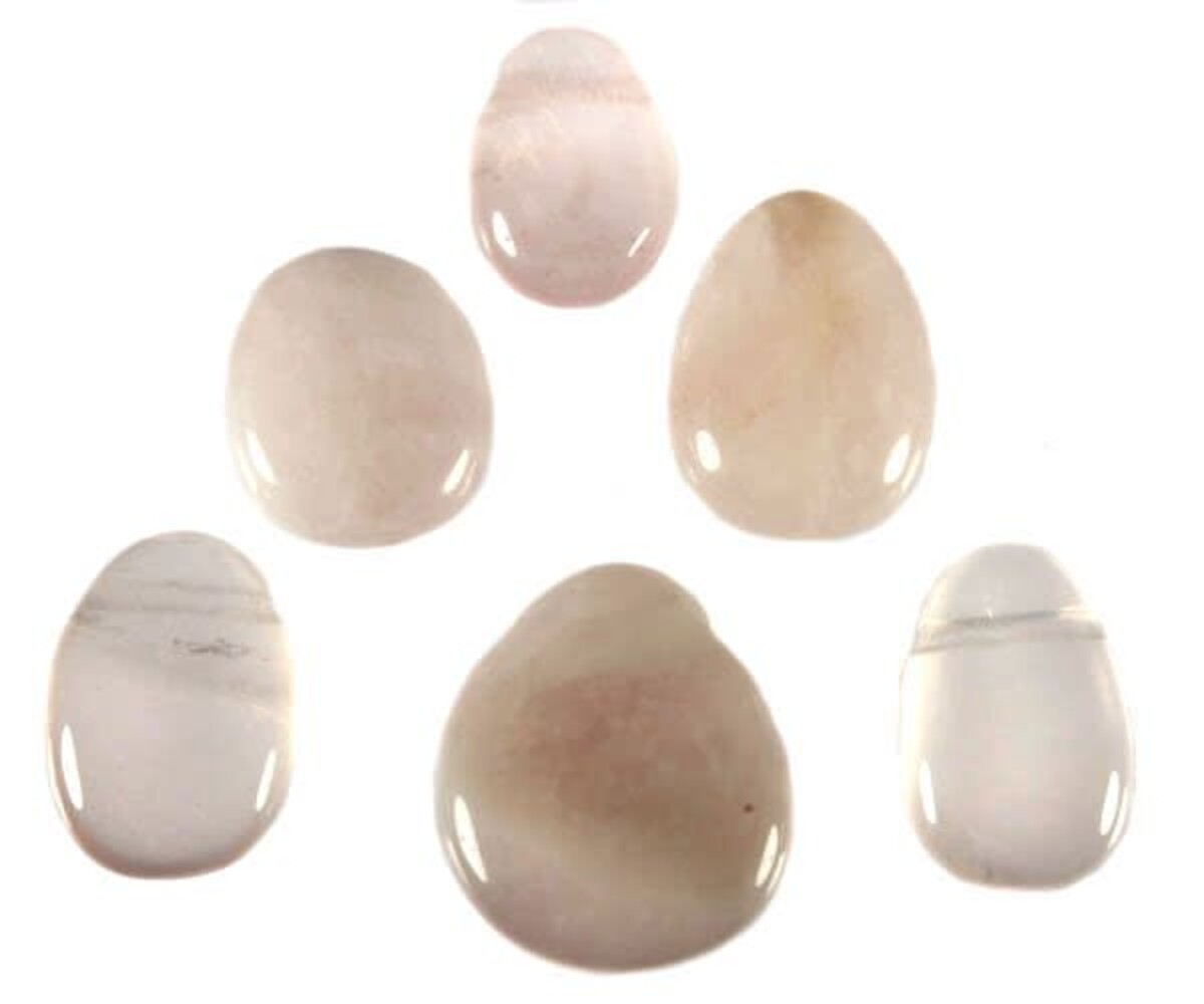 Rozenkwarts hanger doorboord Rozenkwarts hanger doorboord