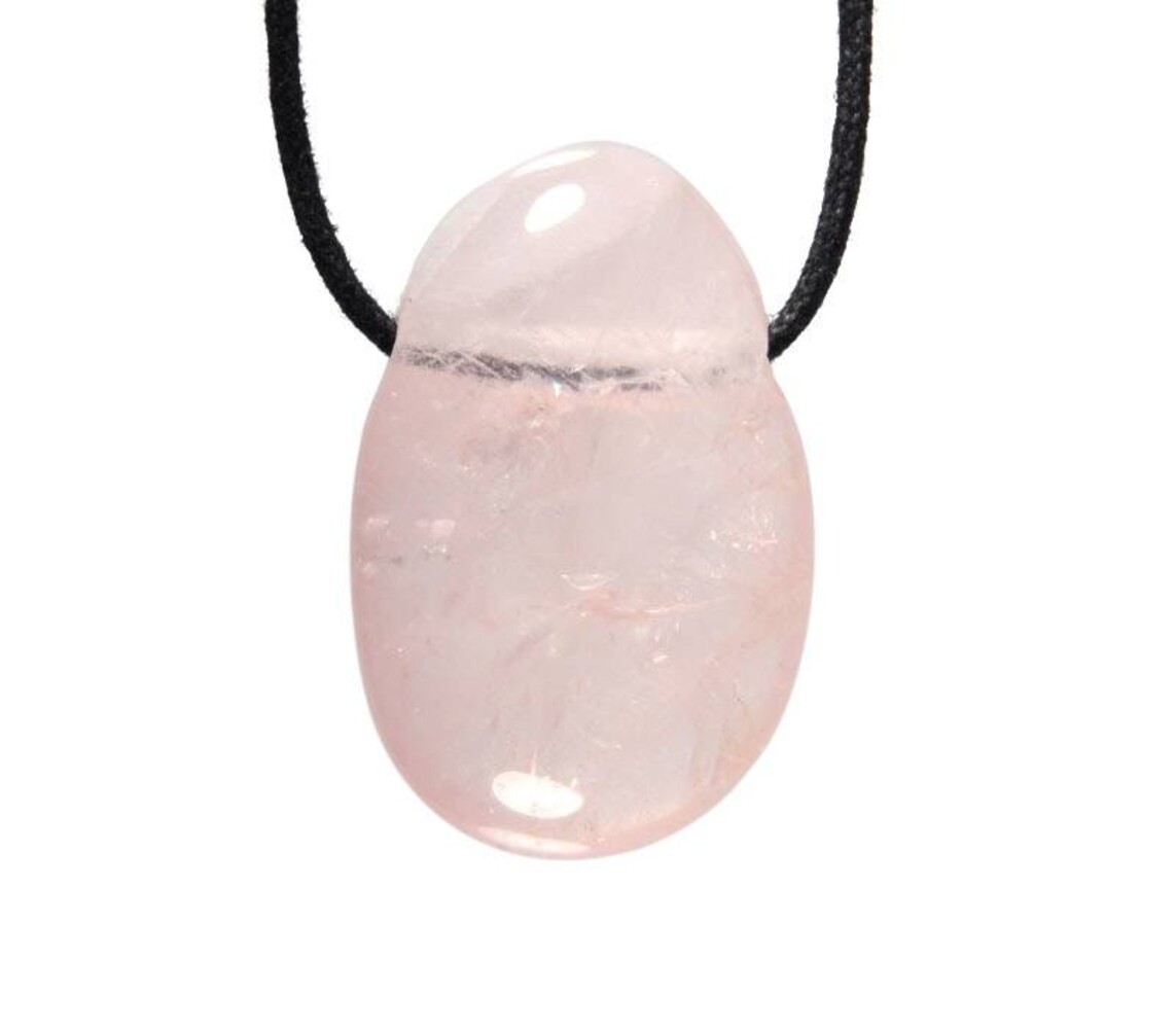 Rozenkwarts hanger doorboord Rozenkwarts hanger doorboord