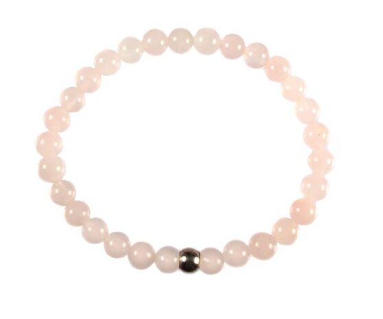 Rozenkwarts armband 16 cm | 6 mm kralen Rozenkwarts armband 16 cm | 6 mm kralen