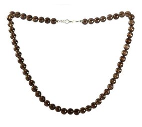 Rookkwarts ketting 8 mm kralen Rookkwarts ketting 8 mm kralen