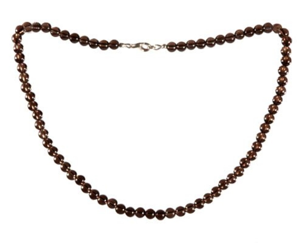 Rookkwarts ketting 6 mm kralen Rookkwarts ketting 6 mm kralen