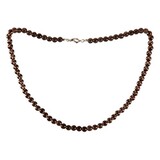 Rookkwarts ketting 6 mm kralen Rookkwarts ketting 6 mm kralen