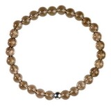 Rookkwarts armband 18 cm | 6 mm kralen Rookkwarts armband 18 cm | 6 mm kralen
