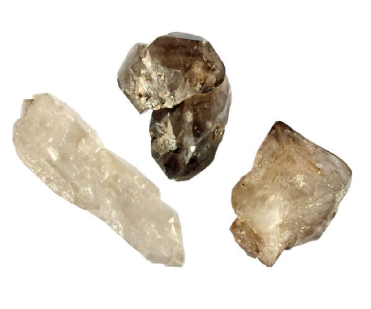 Rookkwarts alligator (elestiaal) kristal 50 - 100 gram Rookkwarts alligator (elestiaal) kristal 50 - 100 gram