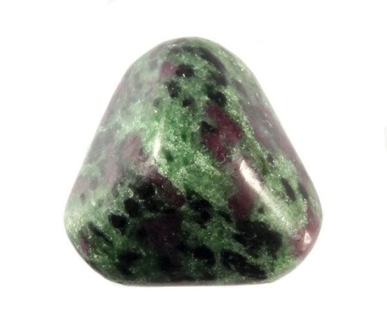 Robijn in zoisiet steen getrommeld 10 - 15 gram Robijn in zoisiet steen getrommeld 10 - 15 gram