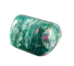 Robijn in fuchsiet steen getrommeld 20 - 30 gram