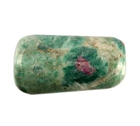 Robijn in fuchsiet steen getrommeld 5 - 10 gram Robijn in fuchsiet steen getrommeld 5 - 10 gram