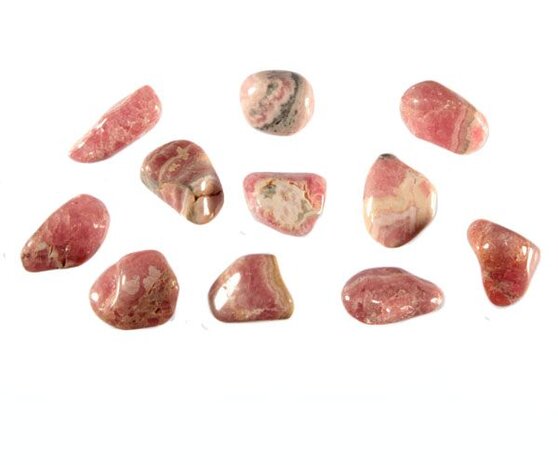 Rhodochrosiet steen getrommeld | groot (L)