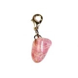 Rhodochrosiet bedeltje met sterling zilveren slotje Rhodochrosiet bedeltje met sterling zilveren slotje