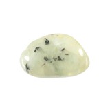 Prehniet met toermalijn steen getrommeld 5 - 10 gram Prehniet met toermalijn steen getrommeld 5 - 10 gram