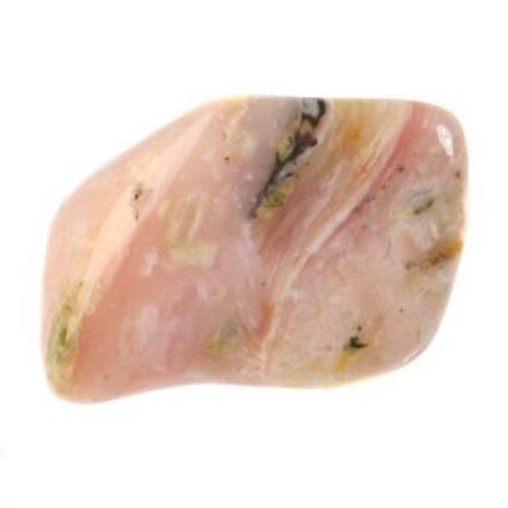 Opaal (Andes) roze steen getrommeld | middel (M) Opaal (Andes) roze steen getrommeld | middel (M)