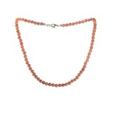 Opaal (Andes) roze ketting 6 mm kralen