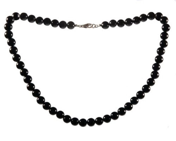 Onyx ketting 8 mm kralen Onyx ketting 8 mm kralen