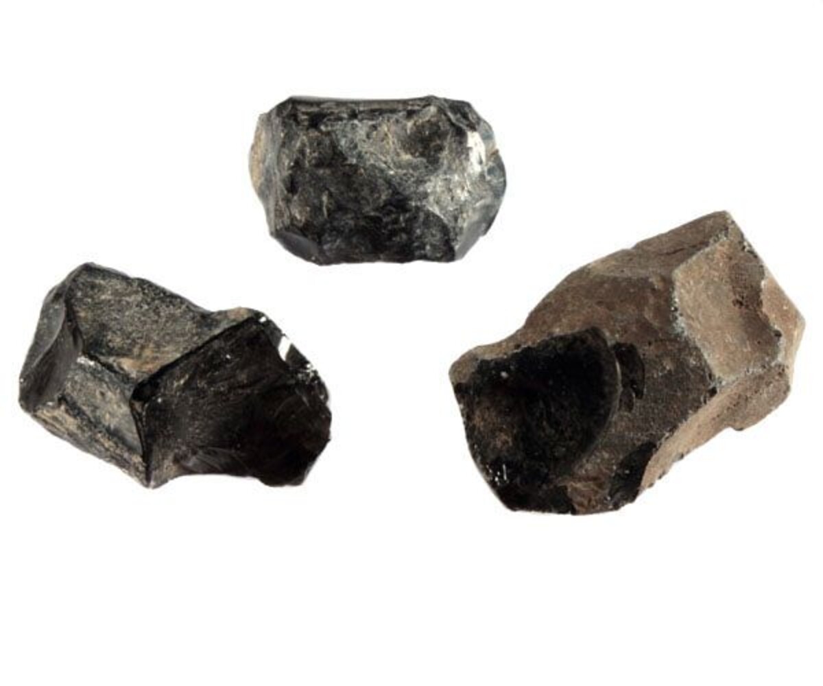 Obsidiaan (zwart) ruw 50 - 100 gram Obsidiaan (zwart) ruw 50 - 100 gram