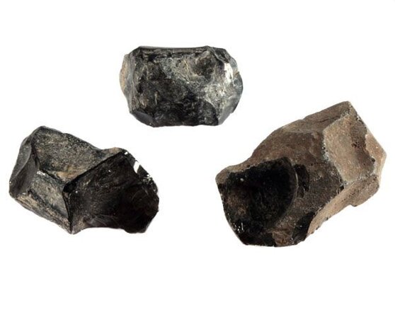 Obsidiaan (zwart) ruw 50 - 100 gram Obsidiaan (zwart) ruw 50 - 100 gram