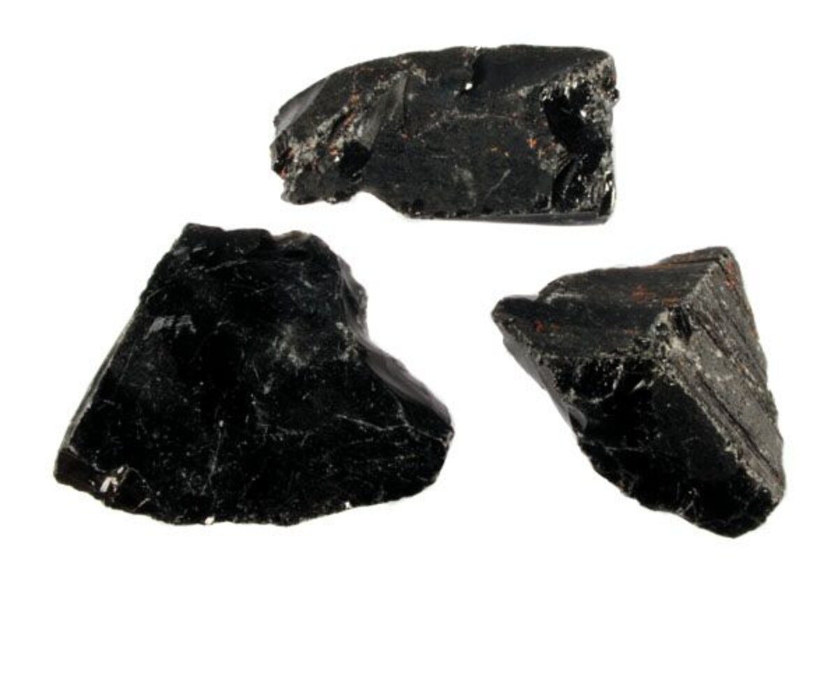 Obsidiaan (zwart) ruw 100 - 175 gram Obsidiaan (zwart) ruw 100 - 175 gram
