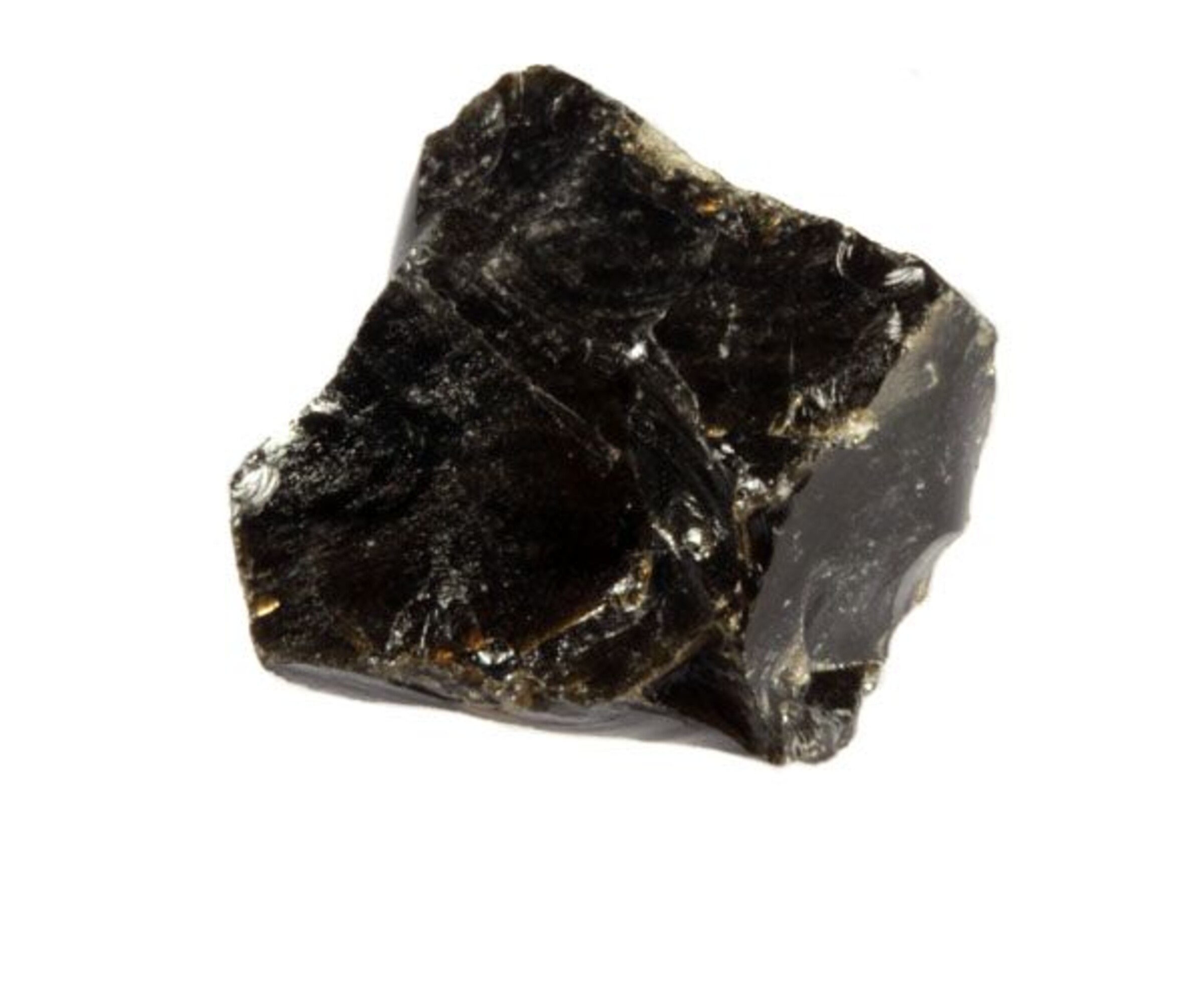 Obsidiaan (zwart) ruw 25 - 50 gram - Spiritual Garden