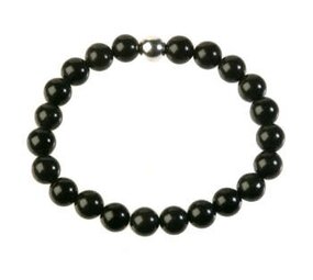 Obsidiaan (zwart) armband 18 cm | 8 mm kralen Obsidiaan (zwart) armband 18 cm | 8 mm kralen