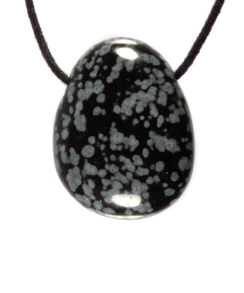 Obsidiaan (sneeuwvlok) hanger doorboord Obsidiaan (sneeuwvlok) hanger doorboord