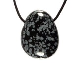 Obsidiaan (sneeuwvlok) hanger doorboord Obsidiaan (sneeuwvlok) hanger doorboord