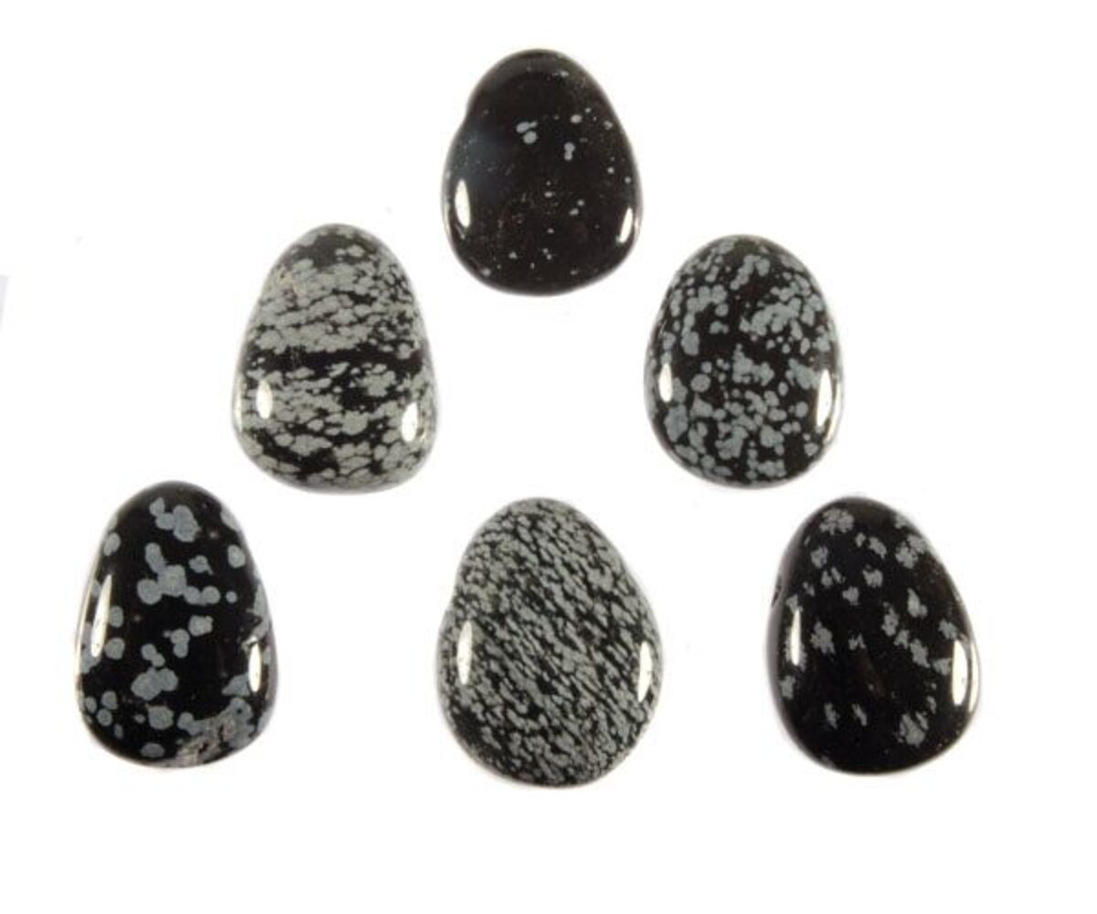 Obsidiaan (sneeuwvlok) hanger doorboord Obsidiaan (sneeuwvlok) hanger doorboord