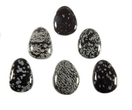 Obsidiaan (sneeuwvlok) hanger doorboord Obsidiaan (sneeuwvlok) hanger doorboord