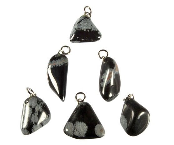 Obsidiaan (sneeuwvlok) hanger