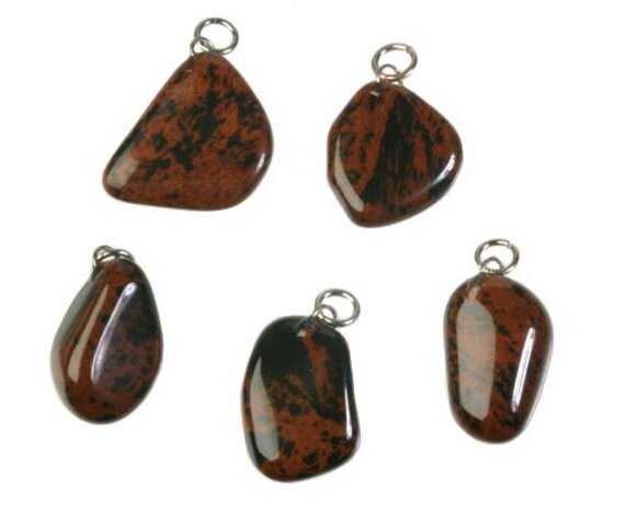 Obsidiaan (mahonie) hanger Obsidiaan (mahonie) hanger