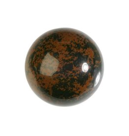 Obsidiaan (mahonie) edelsteen bol 40 mm