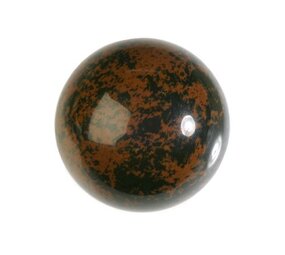 Obsidiaan (mahonie) bol 40 mm Obsidiaan (mahonie) bol 40 mm