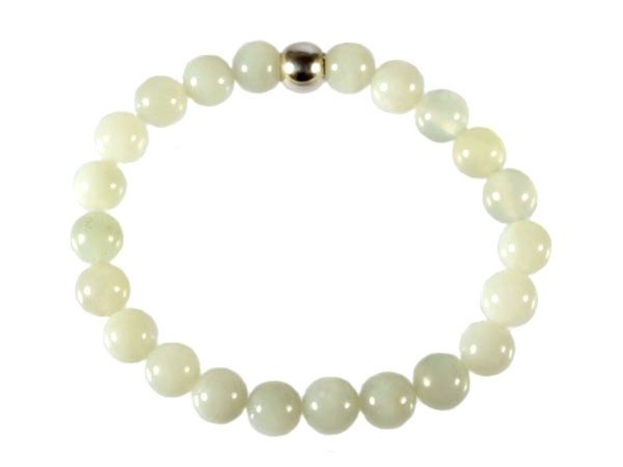 New jade (serpentijn) armband 20 cm | 8 mm kralen