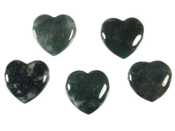 Mosagaat hanger hart doorboord Mosagaat hanger hart doorboord