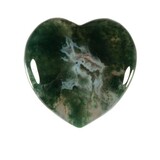 Mosagaat edelsteen hart 4 cm Mosagaat edelsteen hart 4 cm