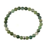 Mosagaat armband 15 cm | 6 mm kralen Mosagaat armband 15 cm | 6 mm kralen