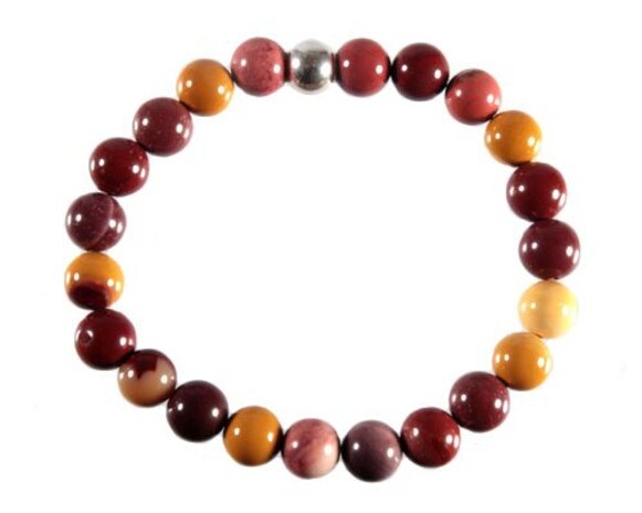 Mookaiet armband 18 cm | 8 mm kralen Mookaiet armband 18 cm | 8 mm kralen