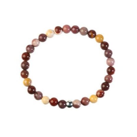 Mookaiet armband 18 cm | 6 mm kralen Mookaiet armband 18 cm | 6 mm kralen