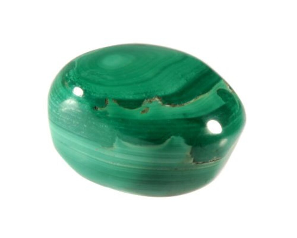 Malachiet steen getrommeld 5 - 10 gram Malachiet steen getrommeld 5 - 10 gram