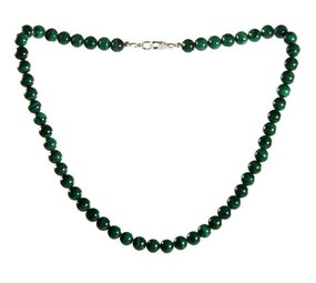 Malachiet ketting 8 mm kralen Malachiet ketting 8 mm kralen