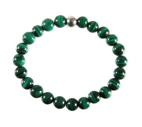 Malachiet armband 18 cm | 8 mm kralen Malachiet armband 18 cm | 8 mm kralen