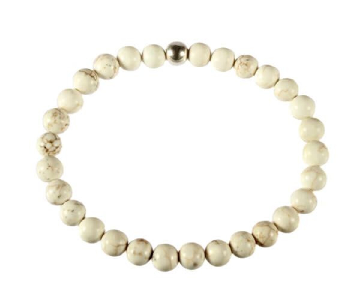 Magnesiet armband 18 cm | 6 mm kralen Magnesiet armband 18 cm | 6 mm kralen