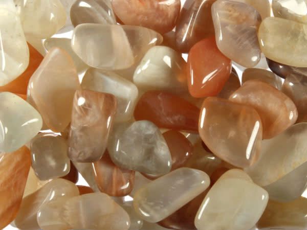 Maansteen steen getrommeld 1 - 2 gram