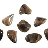 Maansteen (zwart) steen getrommeld | middel (M)