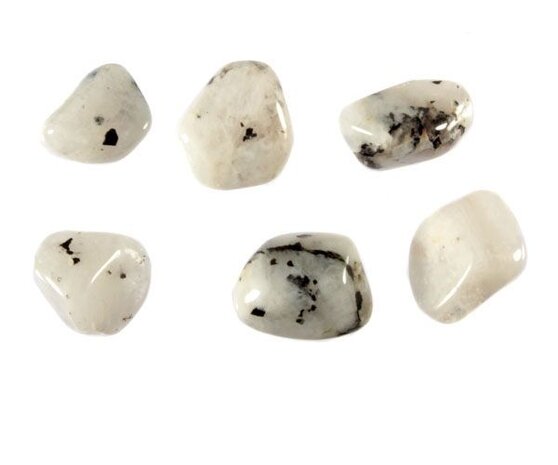 Maansteen (regenboog) steen getrommeld 2 - 5 gram Maansteen (regenboog) steen getrommeld 2 - 5 gram